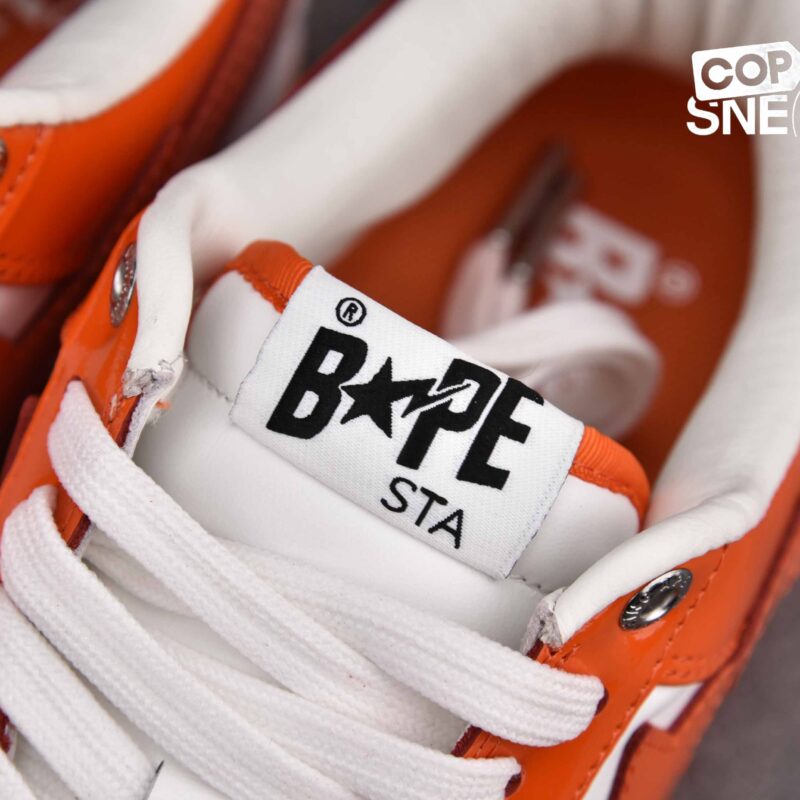 Giày A Bathing Ape Bape Sta Low Orange Best Quality