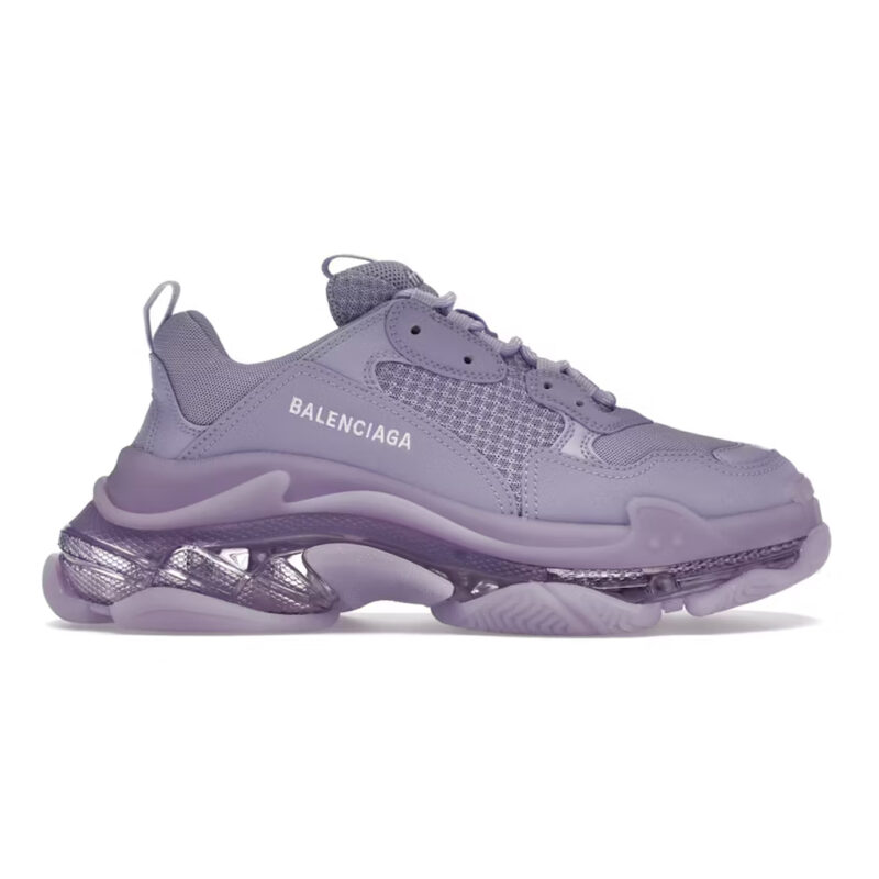 Giày Balenciaga Triple S Clear Sole Purple Best Quality