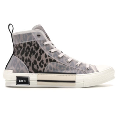 Giày Dior B23 High Top Brown Leopard Best Quality