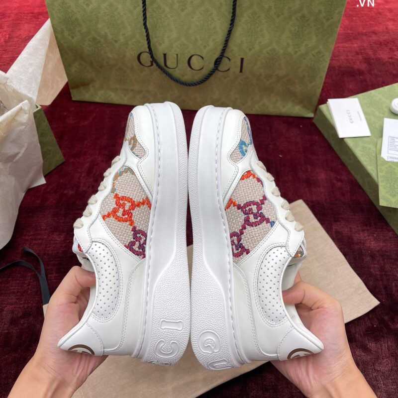 Giày Gucci GG Sneaker ‘Multicolor Embroidered’ Best Quality