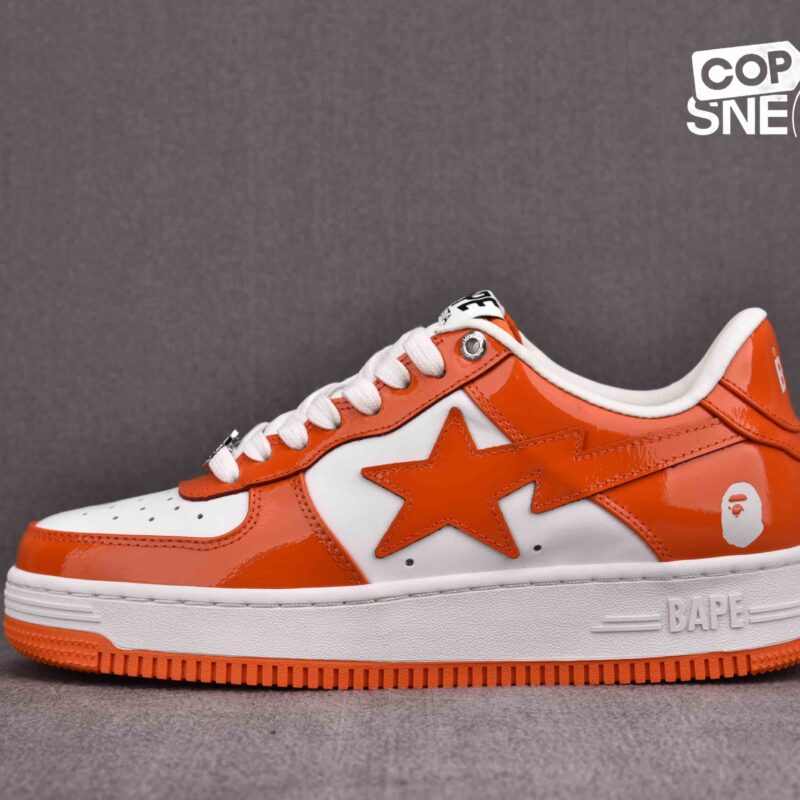 Giày A Bathing Ape Bape Sta Low Orange Best Quality