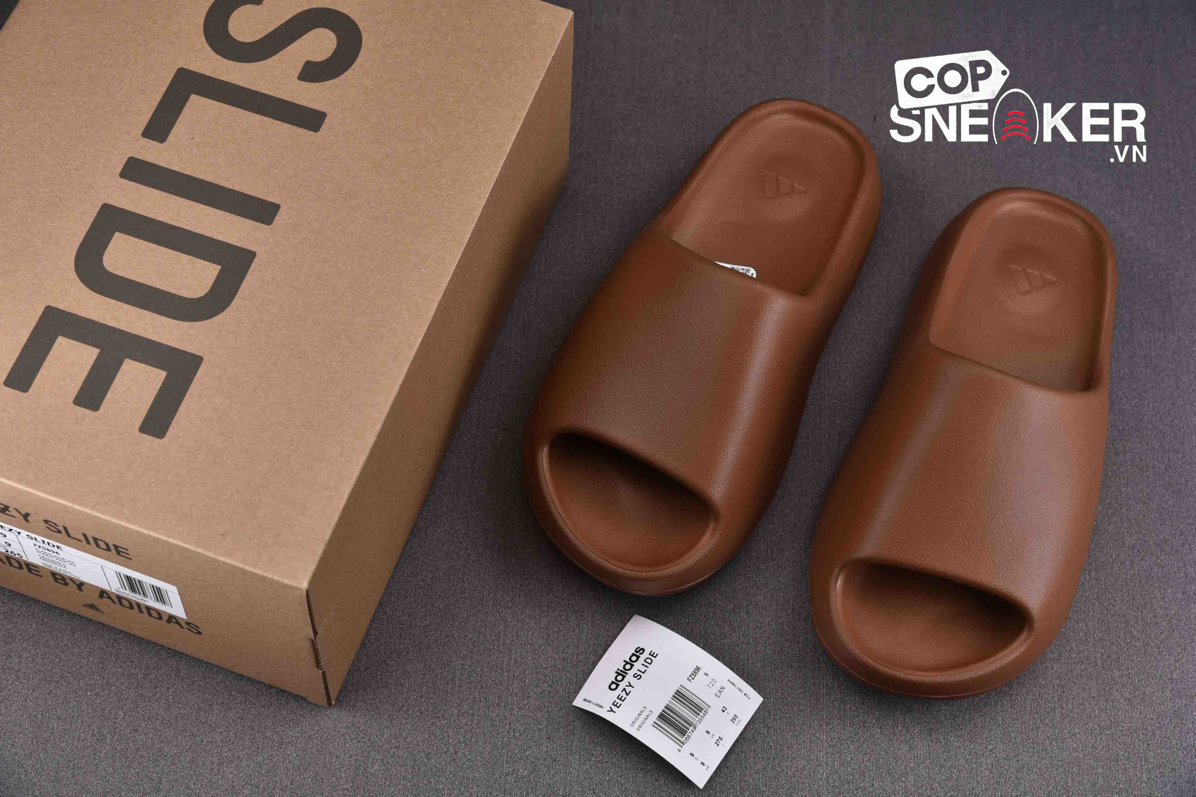 Dép Adidas Yeezy Slides “Flax” Best Quality