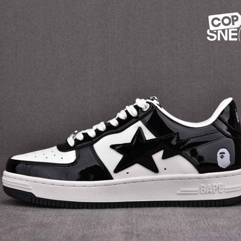 Giày A Bathing Ape Bape Sta Low Black Best Quality