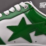 Giày A Bathing Ape Bape Sta Low Green Best Quality