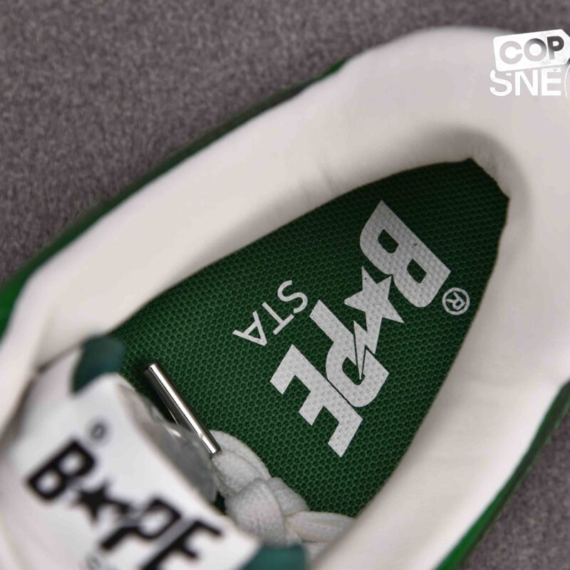 Giày A Bathing Ape Bape Sta Low Green Best Quality