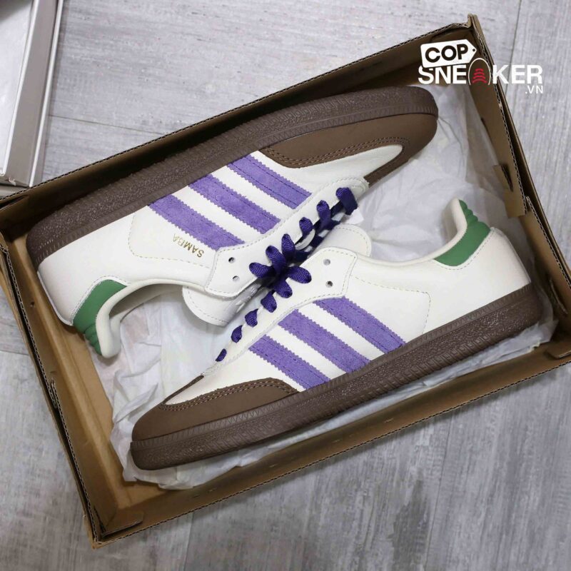 Giày Adidas Samba OG ‘Off White Core Purple’ Best Quality