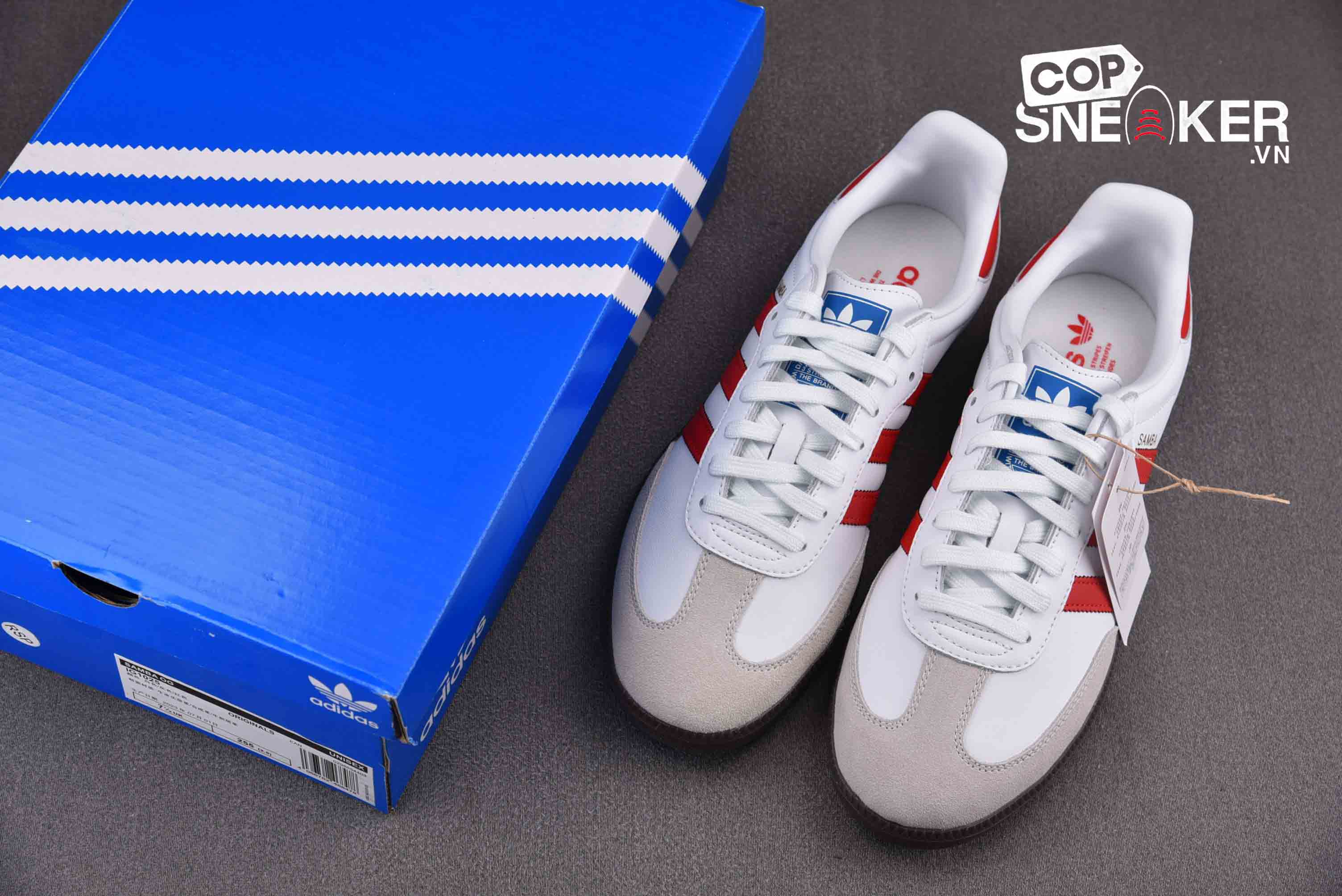 Giày Adidas Samba x Club Atlético River Plate ‘White Red’ Best Quality