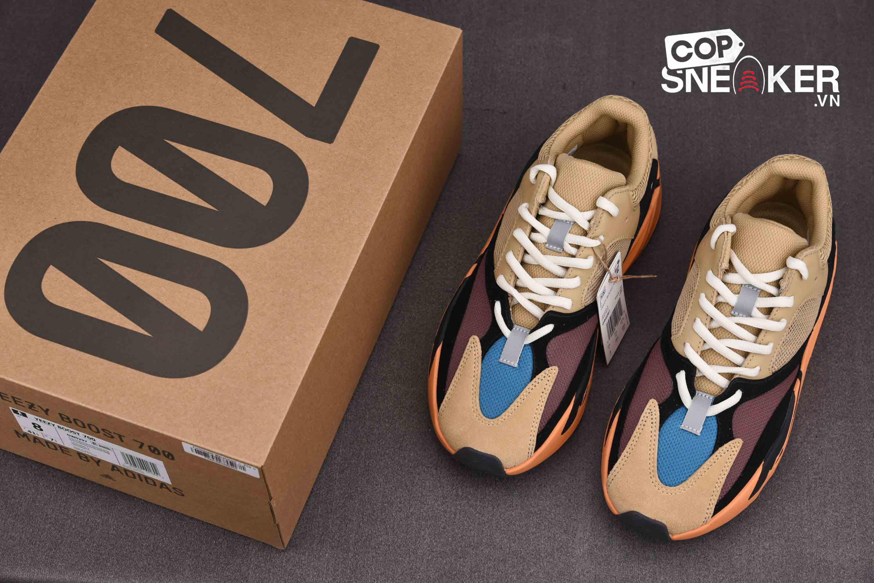 Giày Adidas Yeezy 700 Enflame Amber Orange Best Quality