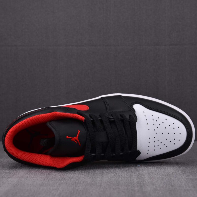 Giày Air Jordan 1 Low Black Fire Red Best Quality