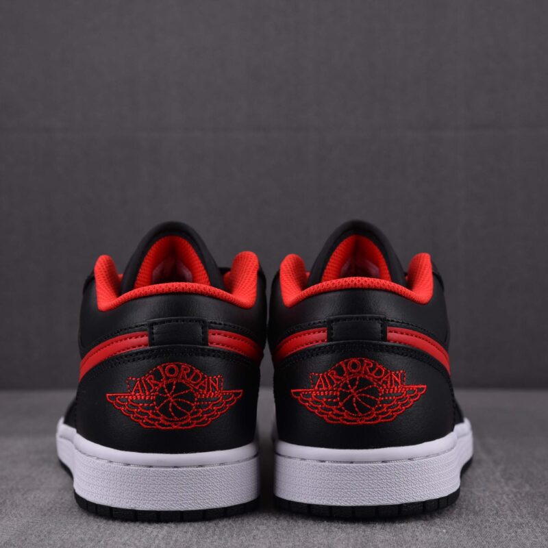 Giày Air Jordan 1 Low Black Fire Red Best Quality