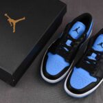 Giày Air Jordan 1 Low Black University Blue Men Best Quality