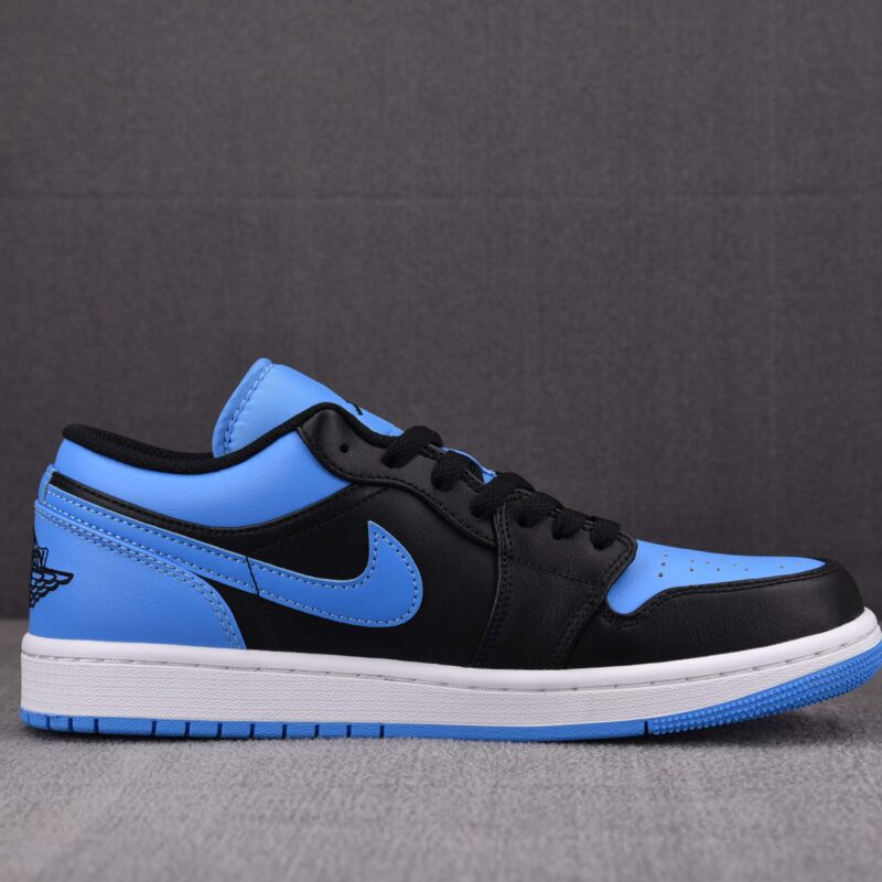 Giày Air Jordan 1 Low Black University Blue Men Best Quality