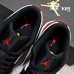 Giày Air Jordan 1 Low Bred Toe Best Quality