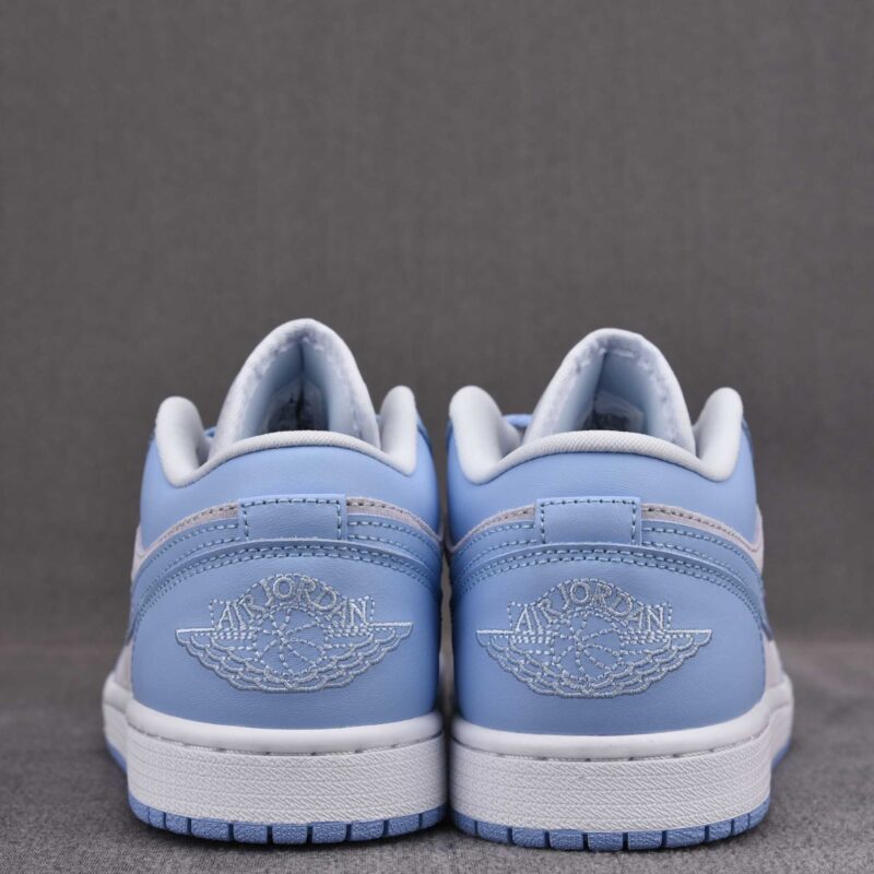 Giày Air Jordan 1 Low Football Gray Aluminum Best Quality