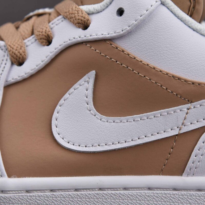 Giày Air Jordan 1 Low Gum White Best Quality