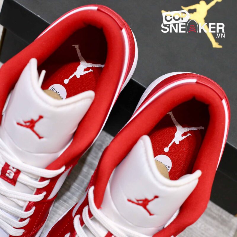 Giày Air Jordan 1 Low Gym Red White Best Quality