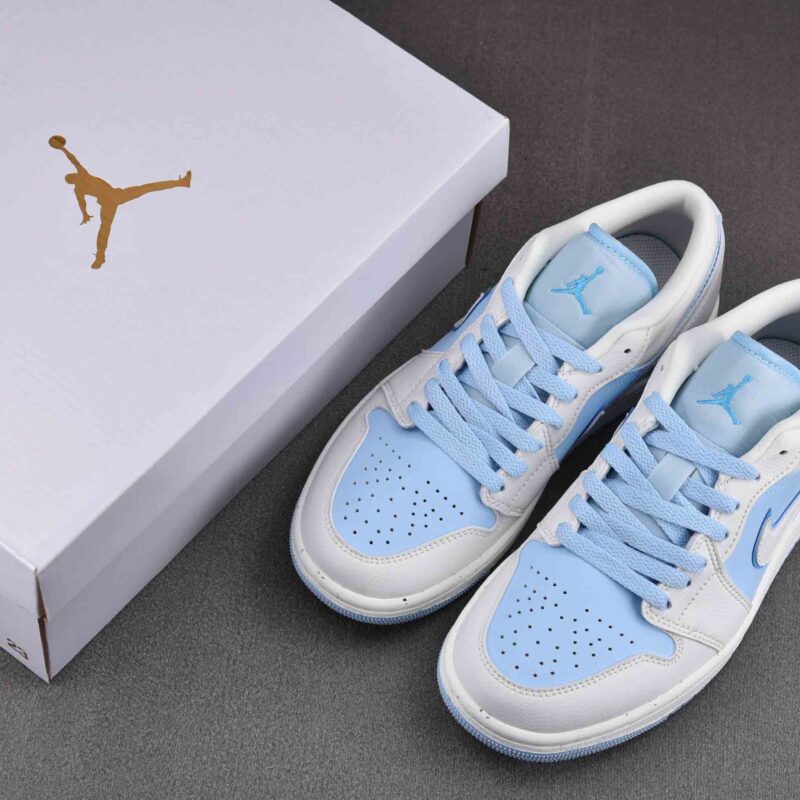 Giày Air Jordan 1 Low Ice Blue Best Quality