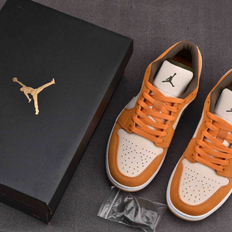 Giày Air Jordan 1 Low Light Curry Best Quality