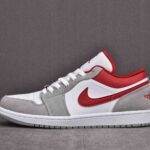 Giày Air Jordan 1 Low Light Smoke Grey Gym Red Best Quality