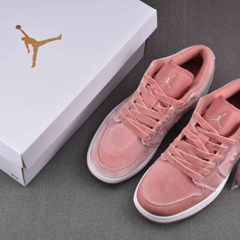 Giày Air Jordan 1 Low Pink Velvet Best Quality