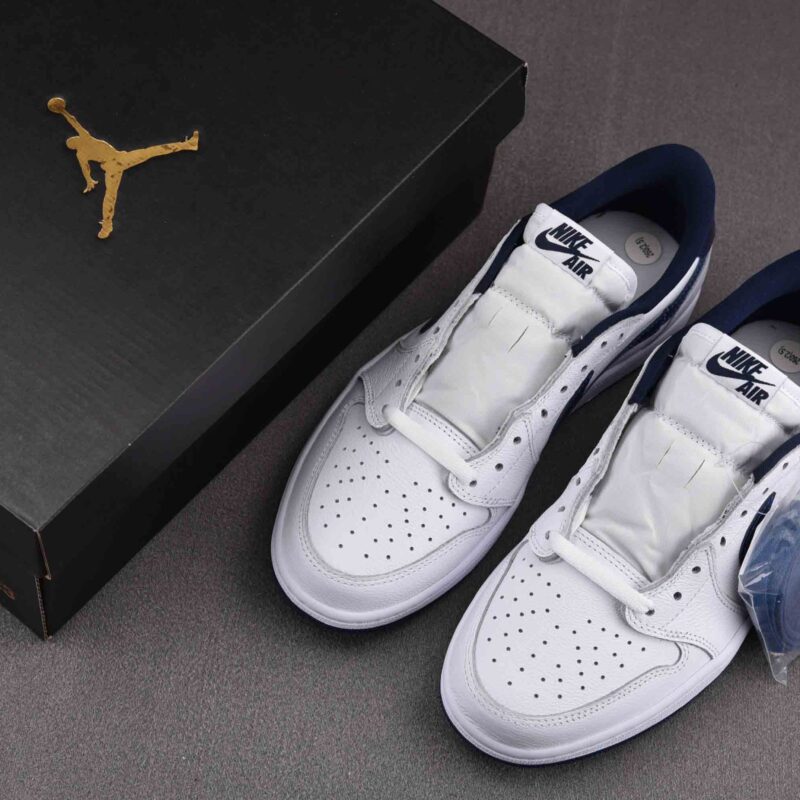 Giày Air Jordan 1 Low Retro Metallic Blue Best Quality