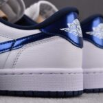 Giày Air Jordan 1 Low Retro Metallic Blue Best Quality