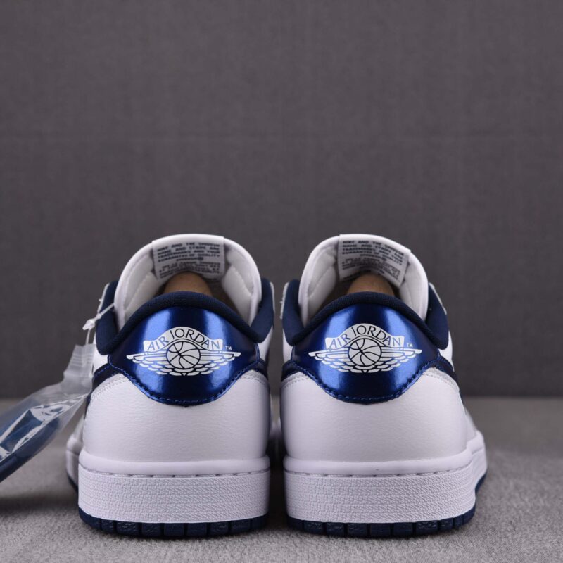 Giày Air Jordan 1 Low Retro Metallic Blue Best Quality