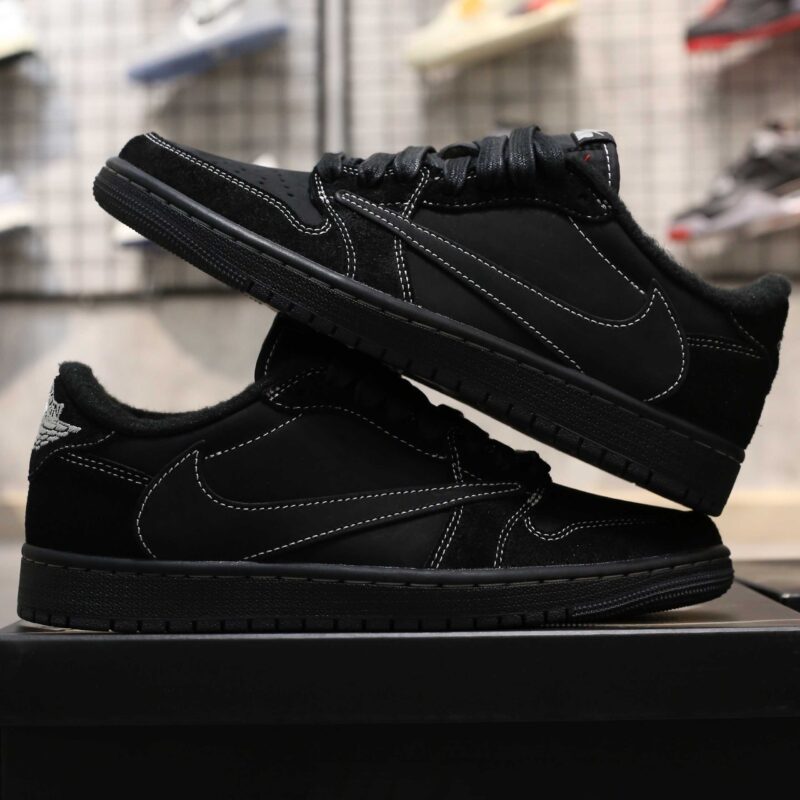 Giày Air Jordan 1 Low Retro OG SP Travis Scott Black Phantom Best Quality