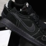 Giày Air Jordan 1 Low Retro OG SP Travis Scott Black Phantom Best Quality