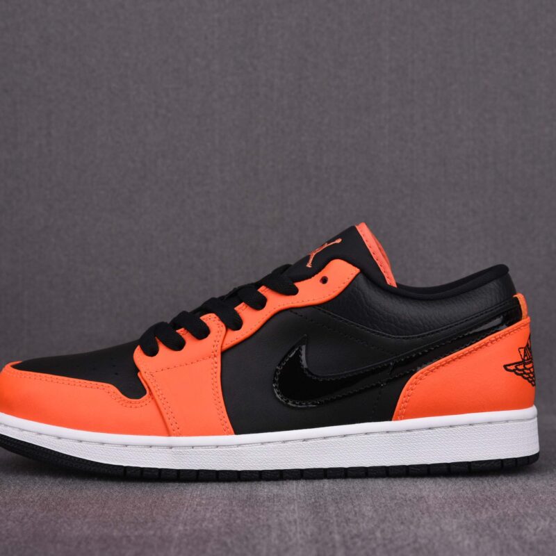 Giày Air Jordan 1 Low SE Black Turf Orange Best Quality