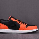 Giày Air Jordan 1 Low SE Black Turf Orange Best Quality