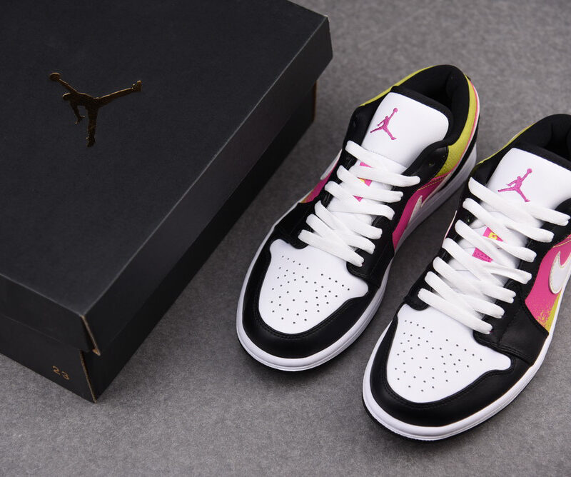 Giày Air Jordan 1 Low Spray Paint Best Quality