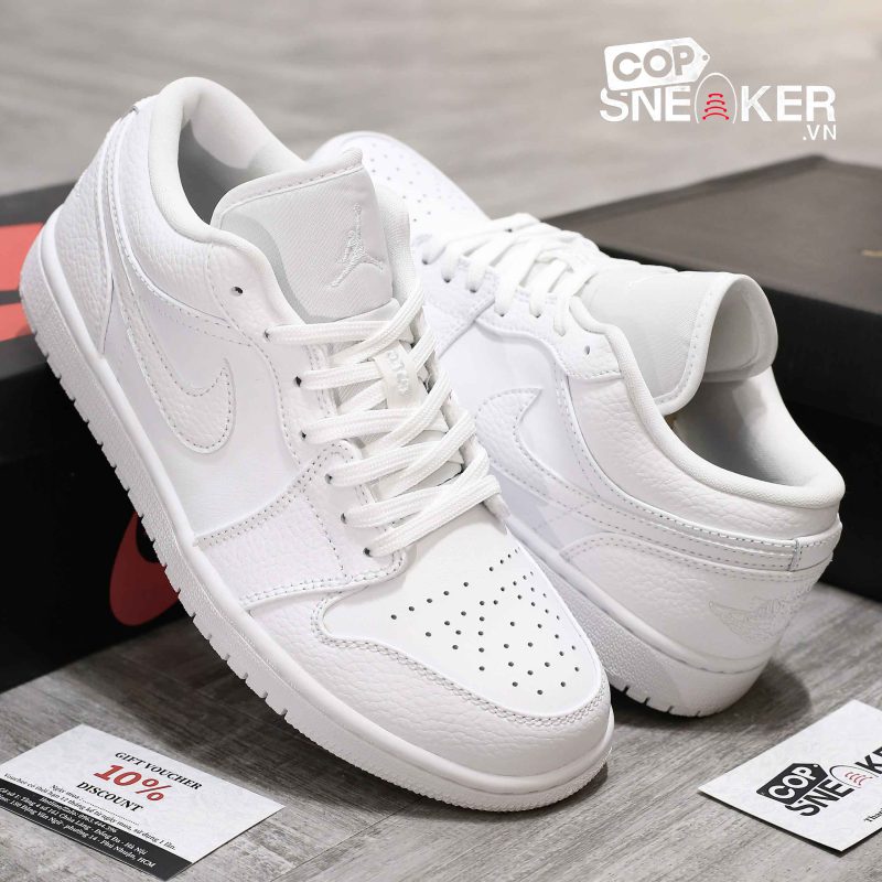 Giày Air Jordan 1 Low Triple White Best Quality