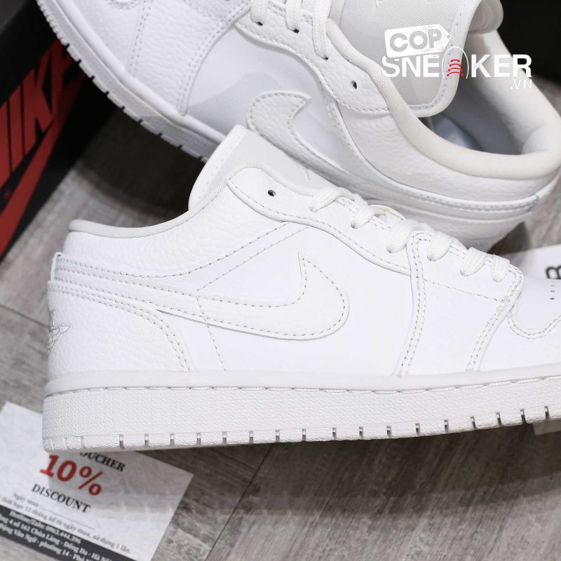 Giày Air Jordan 1 Low Triple White Best Quality