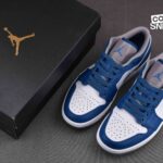 Giày Air Jordan 1 Low True Blue Cement Best Quality