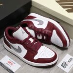 Giày Air Jordan 1 Low White Bordeaux Best Quality