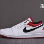 Giày Air Jordan 1 Low White Gym Red Best Quality