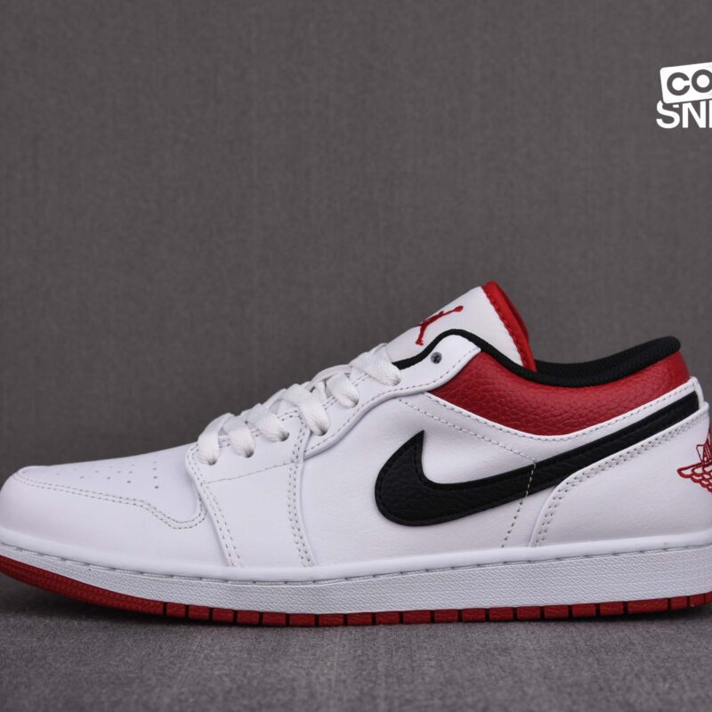 Giày Air Jordan 1 Low White Gym Red Best Quality