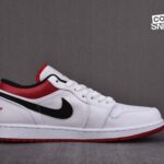 Giày Air Jordan 1 Low White Gym Red Best Quality