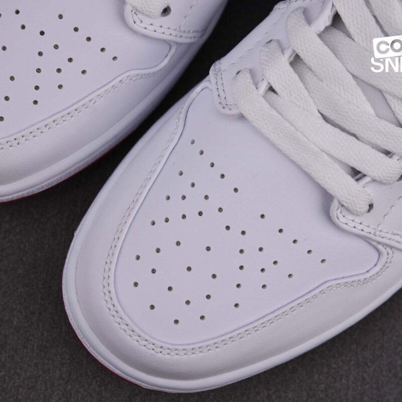 Giày Air Jordan 1 Low White Gym Red Best Quality