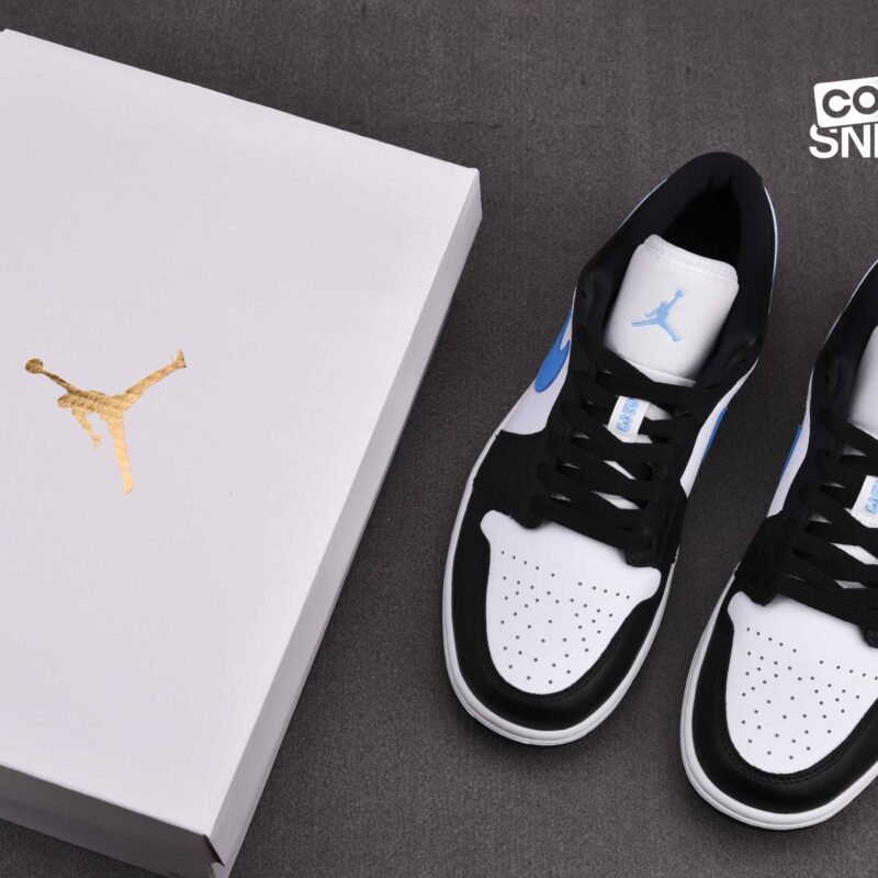 Giày Air Jordan 1 Low Wmns ‘Black University Blue’ Best Quality