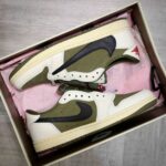 Giày Air Jordan 1 Low x Travis Scott ‘Medium Olive’ Best Quality