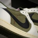 Giày Air Jordan 1 Low x Travis Scott ‘Medium Olive’ Best Quality