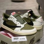 Giày Air Jordan 1 Low x Travis Scott ‘Medium Olive’ Best Quality