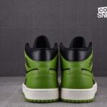 Giày Air Jordan 1 Mid Black Sail Altitude Green Heather Best Quality