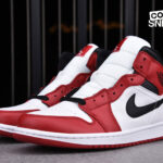 Giày Air Jordan 1 Mid Chicago ‘White Toe’ Best Quality