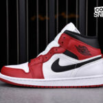 Giày Air Jordan 1 Mid Chicago ‘White Toe’ Best Quality