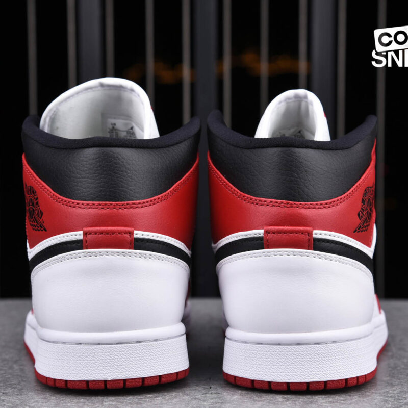 Giày Air Jordan 1 Mid Chicago ‘White Toe’ Best Quality