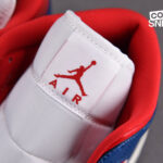 Giày Air Jordan 1 Mid French Blue Gym Red Best Quality