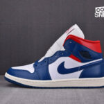 Giày Air Jordan 1 Mid French Blue Gym Red Best Quality